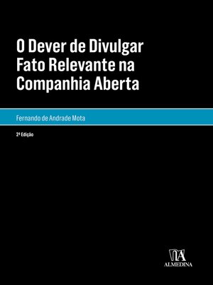 cover image of O Dever de Divulgar Fato Relevante na Companhia Aberta